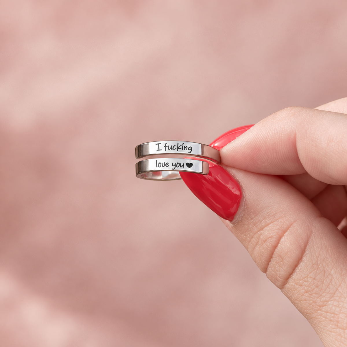 Anillo de I F♡cking Love You