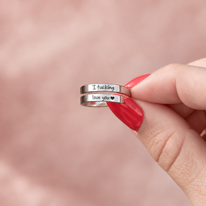 Anillo de I F♡cking Love You