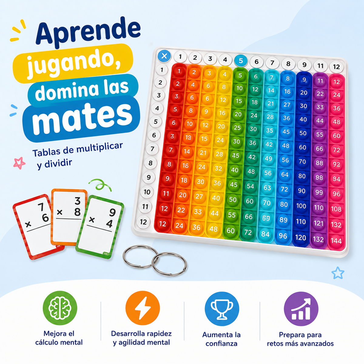 JUEGO DE MATEMÁTICAS - EVITA PANTALLAS
