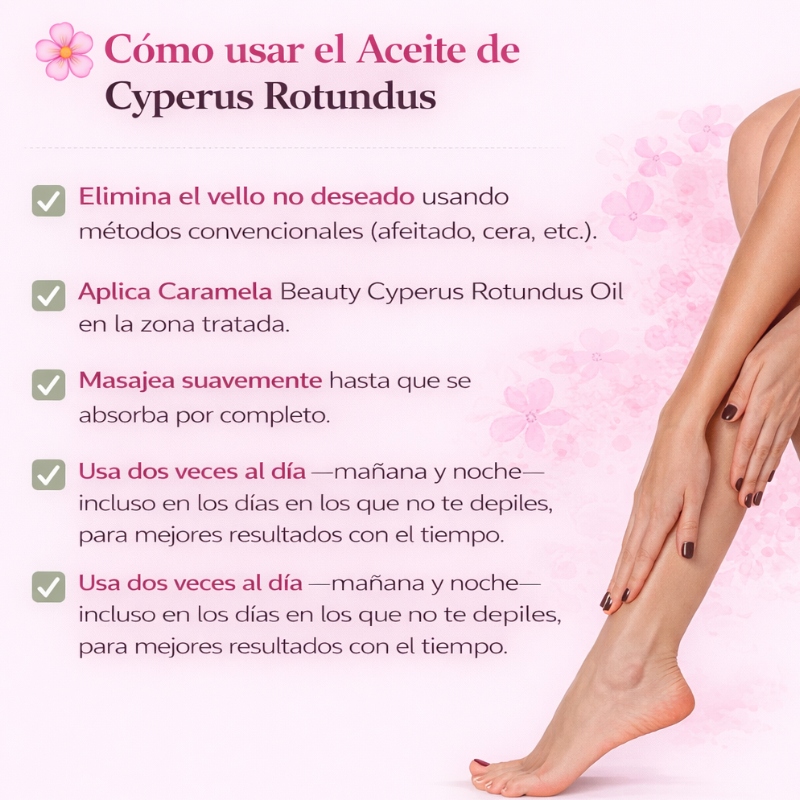 Aceite Cyperus Reductor Vello