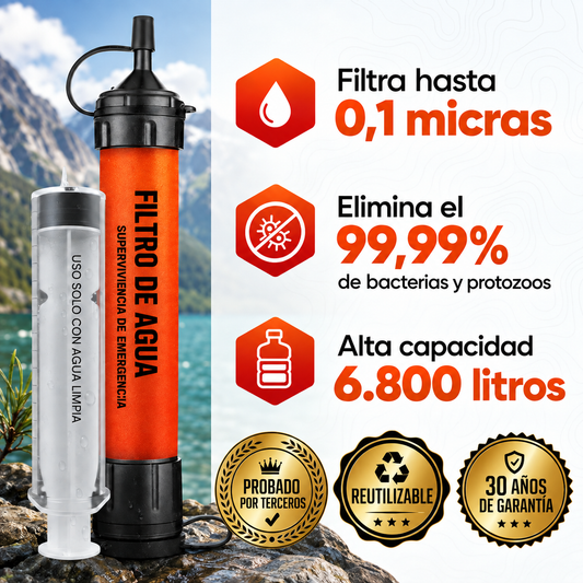Filtro de Agua de Supervivencia