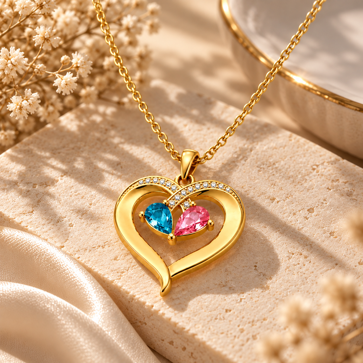 Collar de corazón para mi esposa