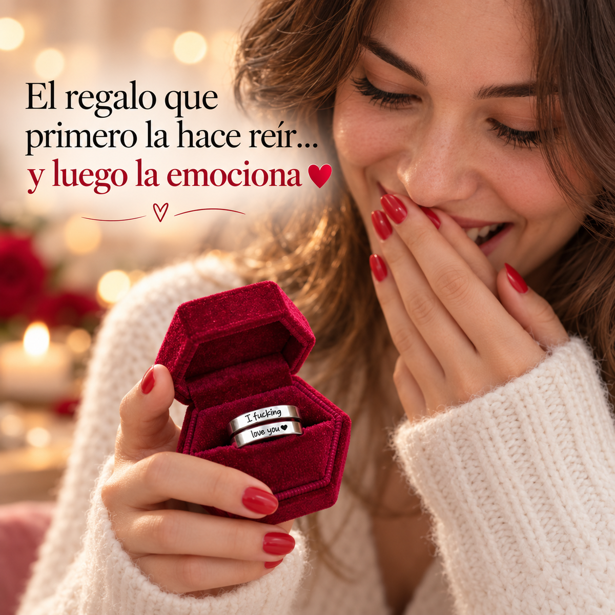 Anillo de I F♡cking Love You