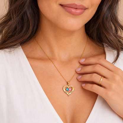 Collar de corazón para mi esposa