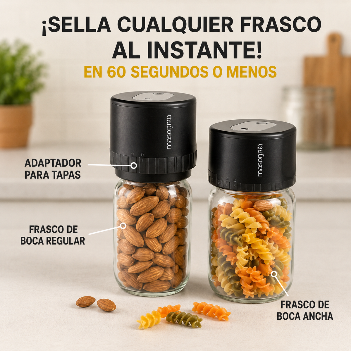 SELLADOR AL VACÍO PARA TARROS
